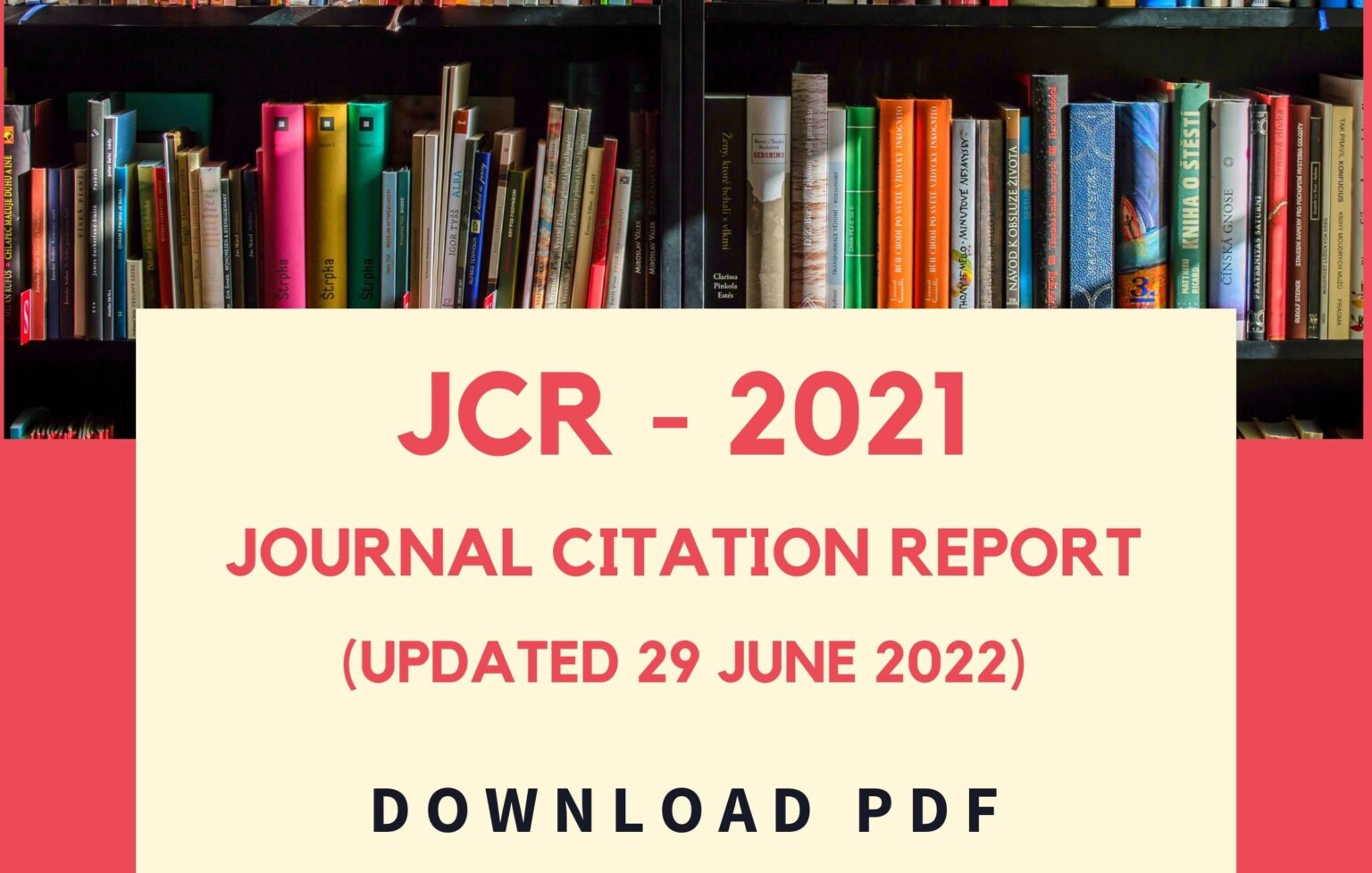 Liste des journaux avec IF JCR 2022